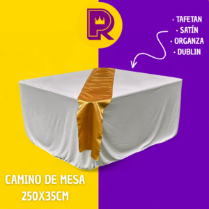 Camino de mesa 250x35 (Varios colores)